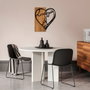Wallity Escultura de pared i Love You en Nogal y Negro